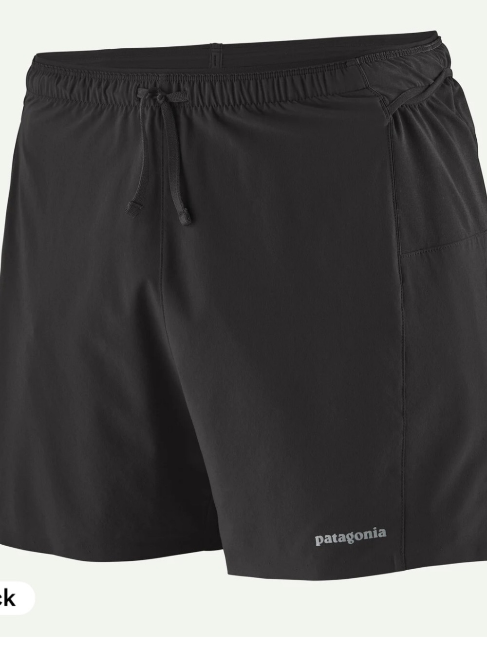 Patagonia Men's Strider Pro Shorts - Black - excellent condition size large